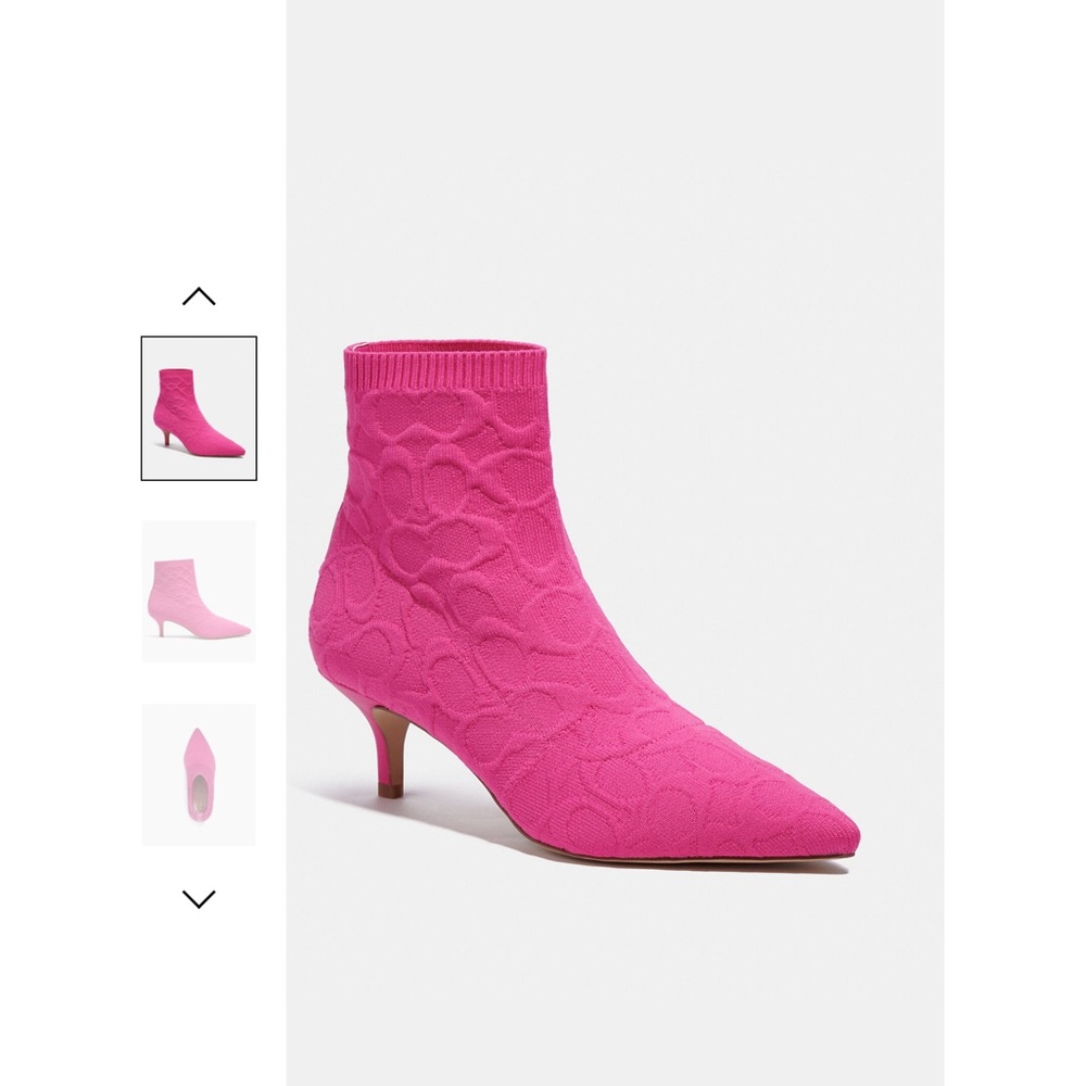 ISO Coach Jade Bootie in Fuchsia size 9
